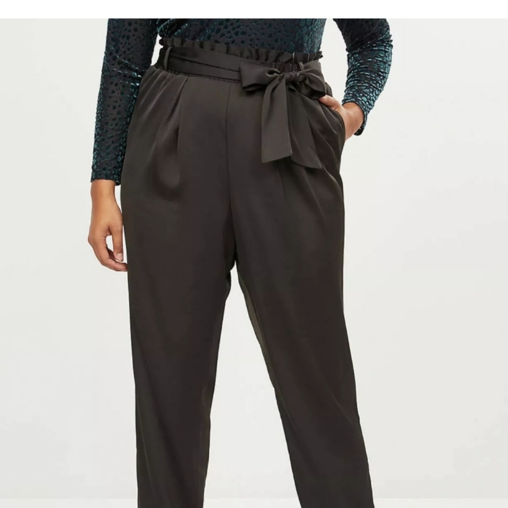 🩷 Lane Bryant NWT pull on, (removable) self tie ankle pants